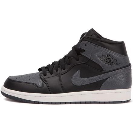 Jordan 1 Retro Mid Noir Gris Foncé 554724-041 46