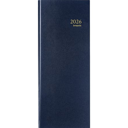 Agenda 2027 Brepols Saturnus Lima 1dag/1pagina blauw