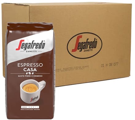Segafredo Espresso Casa Koffiebonen - 8 x 1 kg