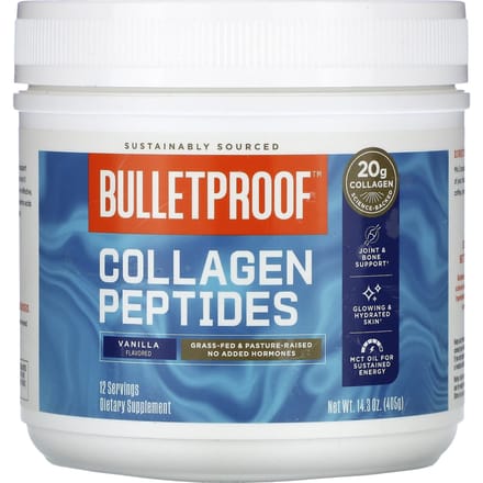 BulletProof, Peptides de Collagène, Vanille, 14,3 oz (405 g)