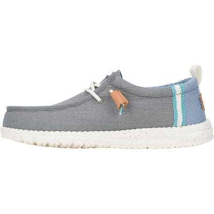 Hey Dude Wally Summer Linen - Mocassins - Monument Grey - Faded Denim