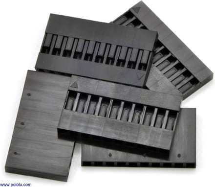 1x9-Pin 5-Pack 0.1" (2.54mm) Krimpconnectorbehuizing: Pololu-1909