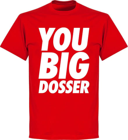 You Big Dosser T-shirt - Rood - Kinderen - 6 Years