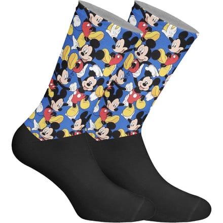 Lange uniseks sokken met elastische print