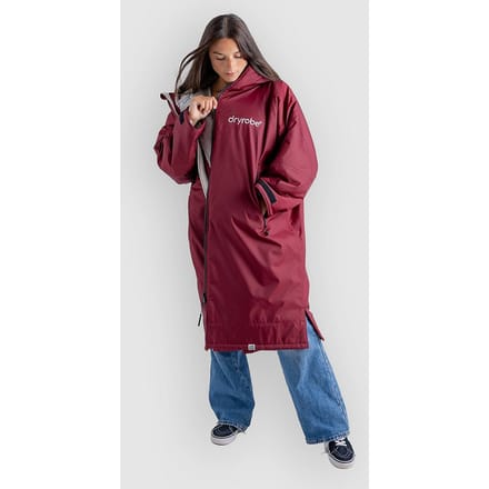 Dryrobe Advance Long Sleeve Surf Poncho rood