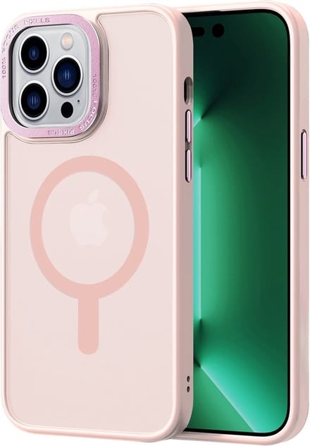 Cityhoesje – iPhone 16 Pro Max – Backcover - hoesje - Magsafe - Roze