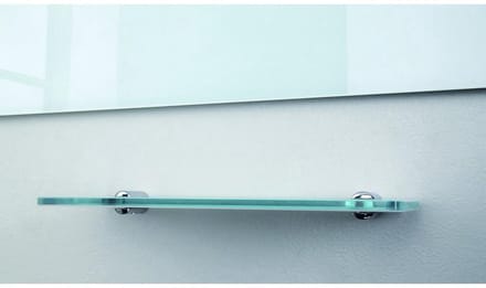 Whiteboard glas, mat wit, 90x120 cm.