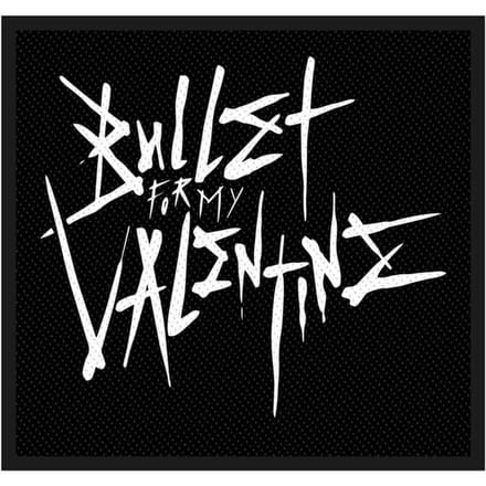 Bullet For My Valentine Logo Unisex Patch - zwart - Standard