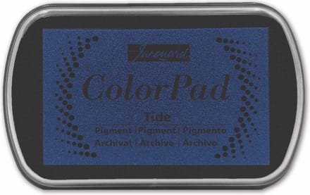 Jacquard inktkussen Colorpad Tide - pigmentinkt voor knutselen.