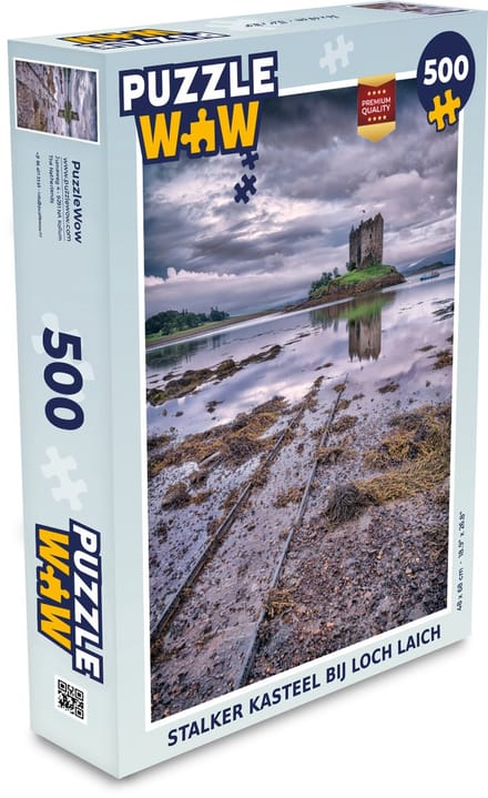 Puzzel Stalker Kasteel bij Loch Laich - Legpuzzel - Puzzel 500 stukjes