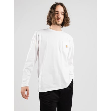 Carhartt WIP Pocket Longsleeve wit