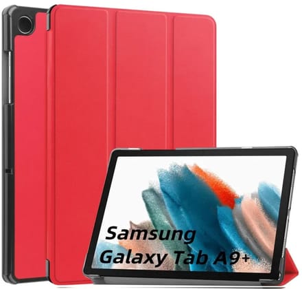 EtuiTab - Tablethoes - Samsung Galaxy Tab A9+ Plus 11 2023 - Magneetsluiting - Rood