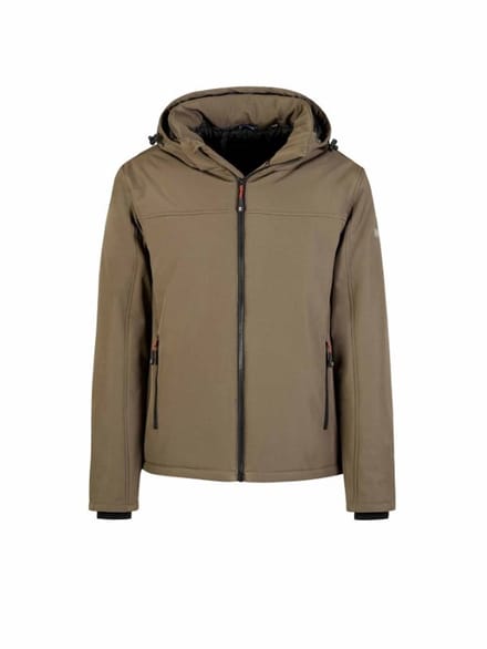 STØRVIK Bengt Softshell Winterjas Winddicht Gevoerd Heren - Maat M - Bruin