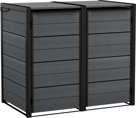 Keter Hide Away Containerberging - 2x 240L - Antraciet