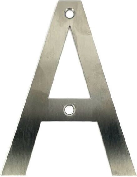 RVS bord letter A