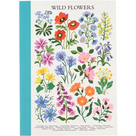 Kladblok a6 Rex London Wild Flowers