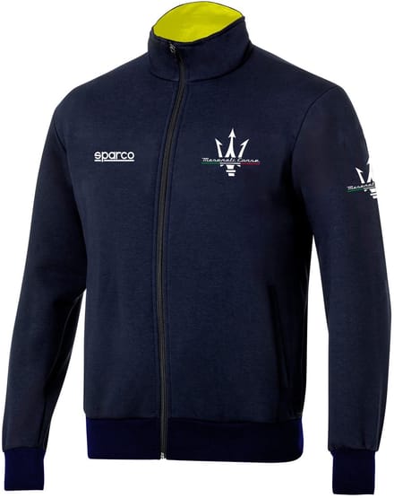 Sparco Full Zip Maserati Sweater - Marineblauw