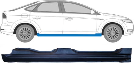 Volledige dorpel voor Ford Mondeo 2007-2015 / Rechts