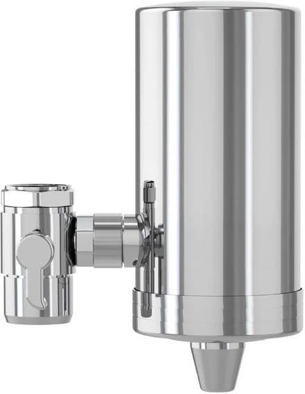 TIM® Waterfilter kraan - Waterfilter - Zilver - 14cm x 11cm x 5cm