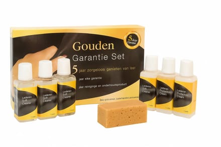 Leather Master - Gouden Garantie Set – 3-zitplaatsen - Lederen Zitmeubelen