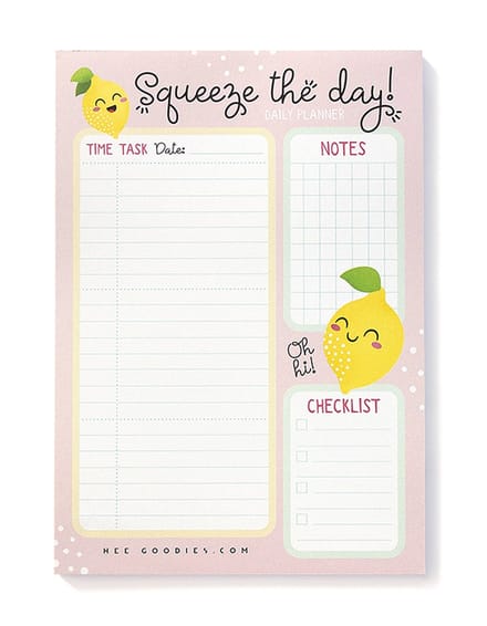 Dagplanner papier A5 Kawaii cute stationery kind to do list notitieblok deskplanner checklist