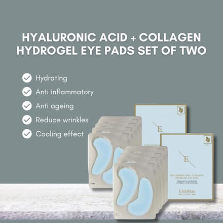 ErthSkin London 2x hyaluronzuur + collageenhydrogel oogkussentjes 1