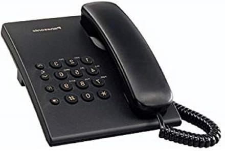Vaste Telefoon - Bedrade Telefoon - Thuisgebruik - Wandmonteerbaar - Zwart