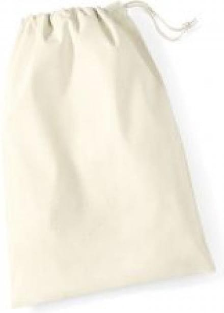 Westford Mill Cotton Stuff Bag WM115 - Natural - M (30 x 45 cm)