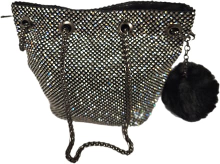 MICHELLEMOON-CLUTCH STRASS AVOND TASJE- BLACK