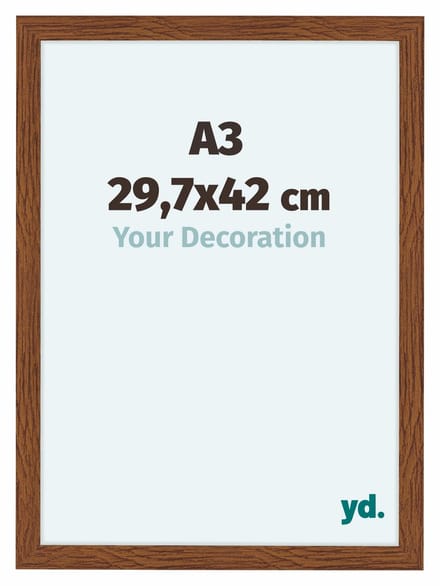 Your Decoration - Fotolijst A3 29,7x42 cm - MDF - Eiken Rustiek - Como