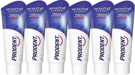 Prodent Tandpasta - White System - 6 x 75 ml