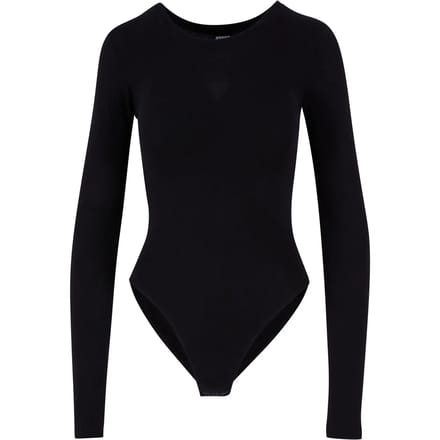 Urban Classics - Stretch Jersey Longsleeve Bodysuit - 5XL - Zwart