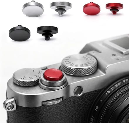 Set van 3 Activeringsknoppen, Aluminium Triggerknop voor Camerashutter, Compatibel met Fujifilm en Nikon Camera's