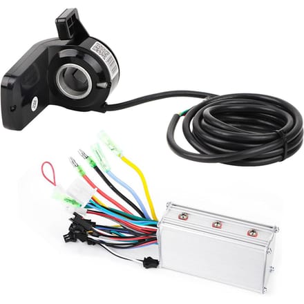 Elektrische Fiets Elektrische Scooter Borstelloze Controller LCD Display Paneel Instrumentenpaneel48V black