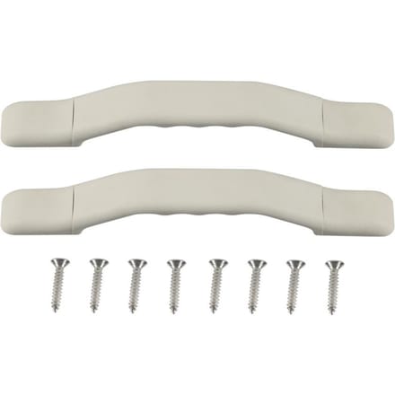 2 Stuks Handgreep Instapdeur Assisteerbeugel voor RV, Aanhanger, Camper horizontaal white
