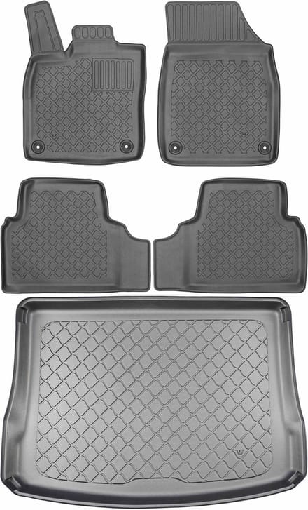 Max-Dywanik Aristar Serie - Bagażnik en Dywaniki Set - Volkswagen ID.3 - Zwart - AV2