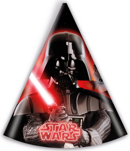 Star Wars Heroes Feesthoedjes 6 stuks