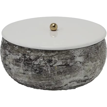 Present Time Keukenaccessoire Mosaic Marble - Wit - 16.5x16.5x7.5cm - Modern