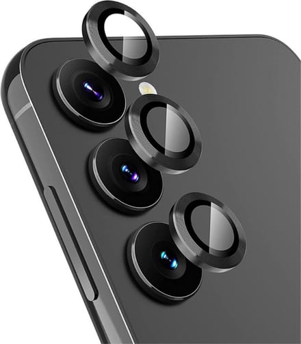 Solidenz Camera Lens Protector - Geschikt voor Samsung Galaxy S24 Plus - Zwart