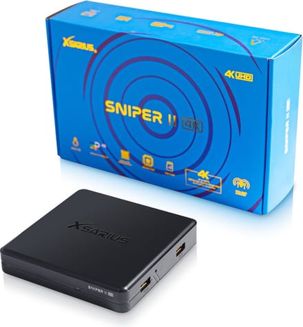 Xsarius Sniper 2 UHD 4K PremiumTV2 Linux OTT Mediastreamer