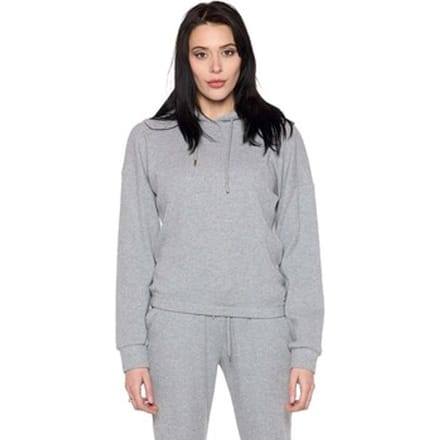 Capuchon sweaters Leone 1947 Woman Rib Hoody Pearl