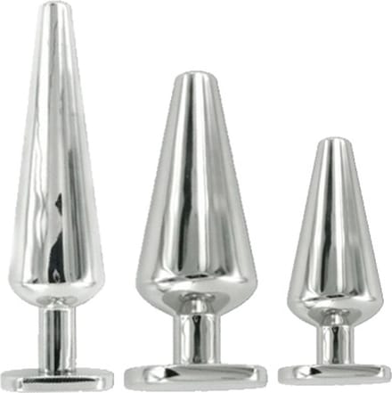 Black Label - Stainless Steel Butt Plug L