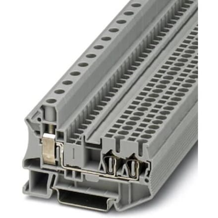 Phoenix Contact 3033139 Doorgangsserieklem 10.3 mm Schroeven Grijs 50 stuk(s)