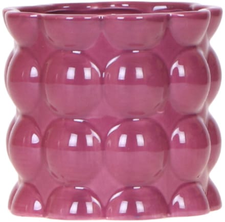 Kolibri Home | Cotton Shine sierpot - Purple - Ø9cm