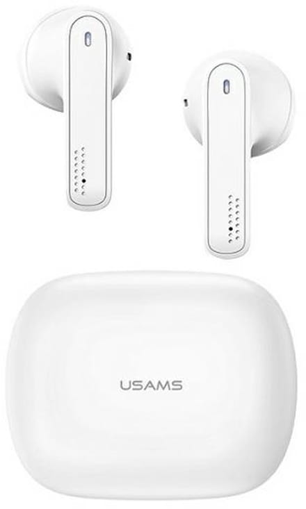 USAMS SM Serie - Draadloze Bluetooth Koptelefoon - Wit - Ergonomisch Ontwerp - Lange Batterijlevensduur