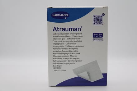 Hartmann - Atrauman - steriel zalfkompres - 5 x 5cm - 50 stuks