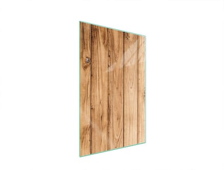 TMK ArtDeko - Snijplank - Glas - 35x52 cm - Houtmotief