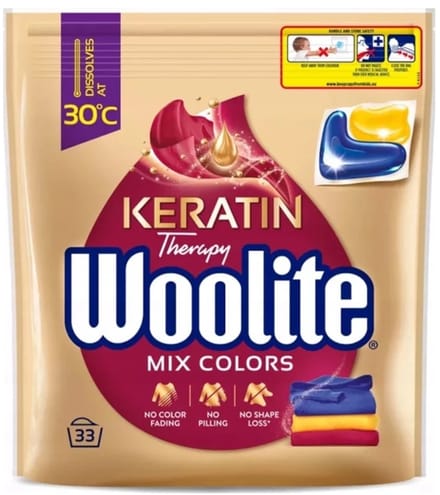 Woolite Caps Gel - 33sc660g - met keratine - kleur