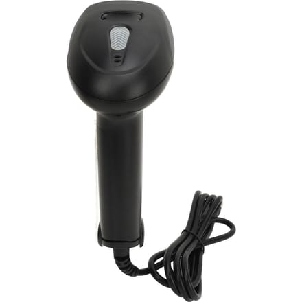 1D QR Code Scanner Snelle Respons Drivervrij Handheld Barcodescanner voor Levering Logistiek black