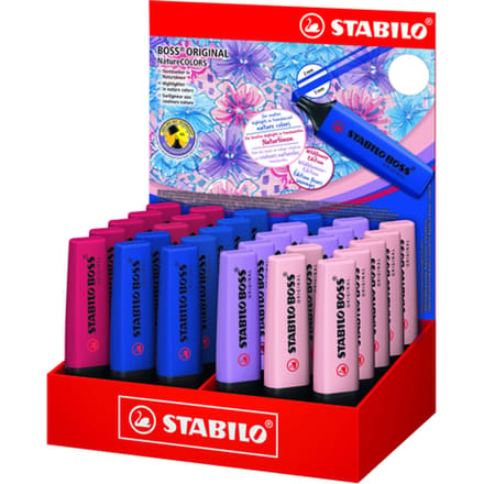 Markeerstift STABILO Boss Wildflower display groot assorti